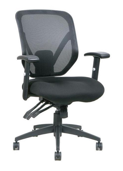 TygerClaw TYFC2311 Mid Back Mesh Office Chair is slightly facing the right.